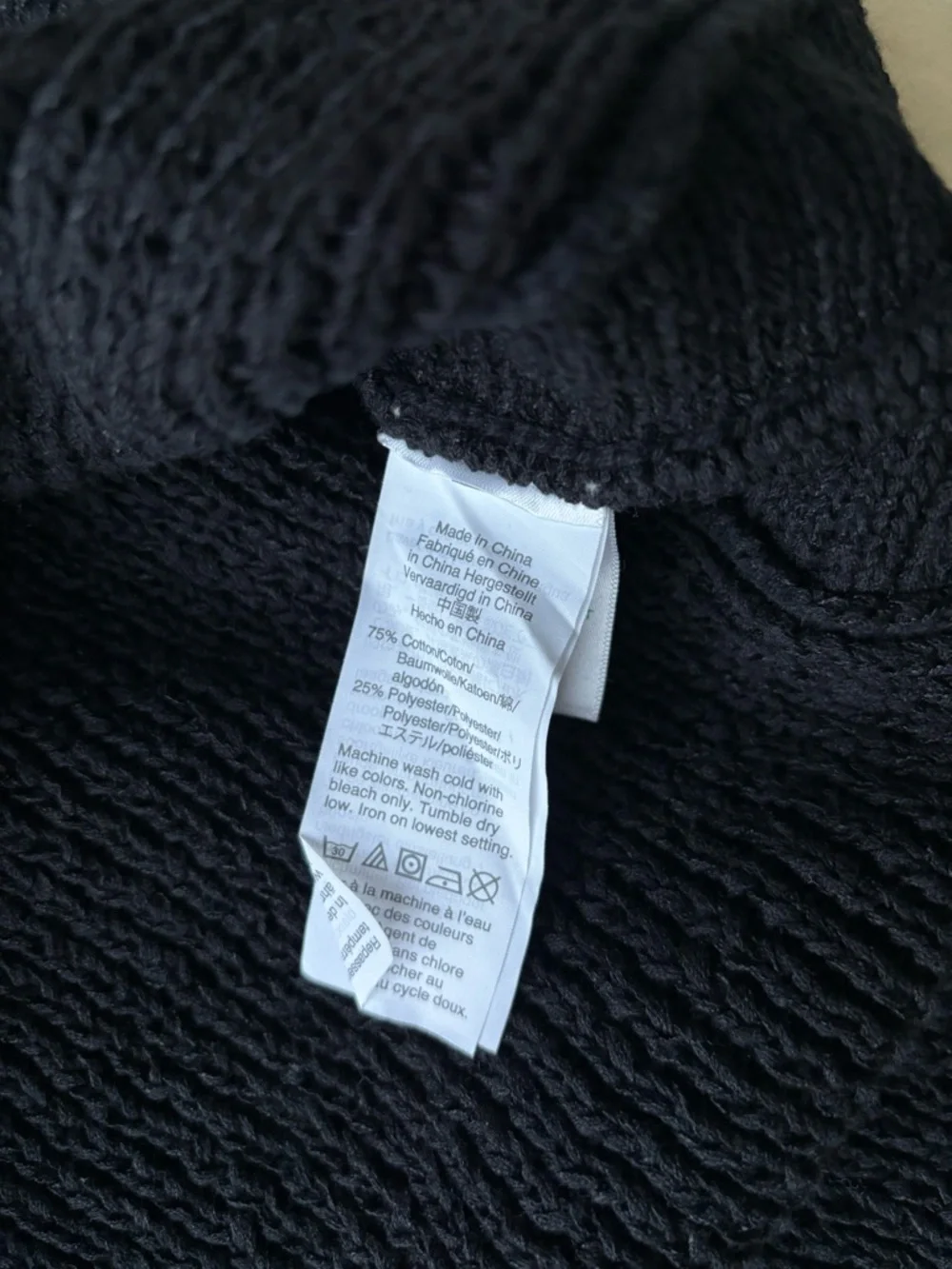 J. Crew Black Knit Tank Sweater